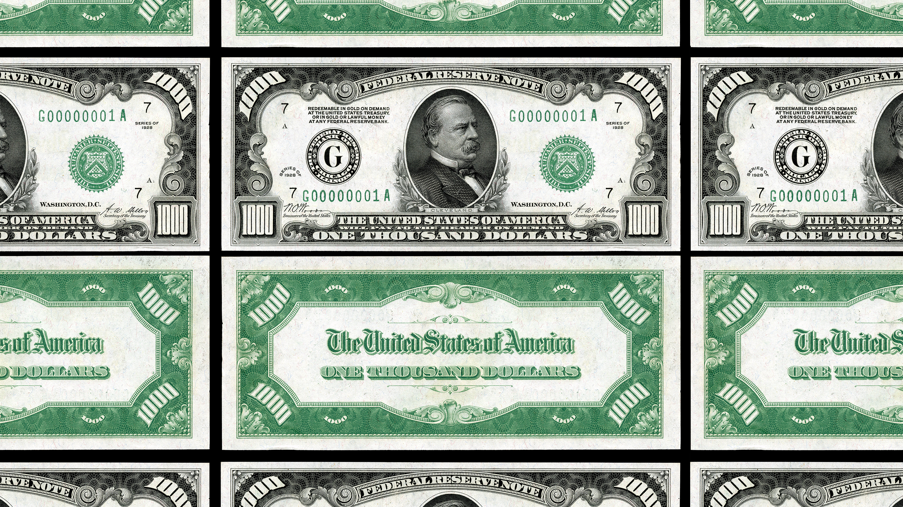 money 1000 dollar bills