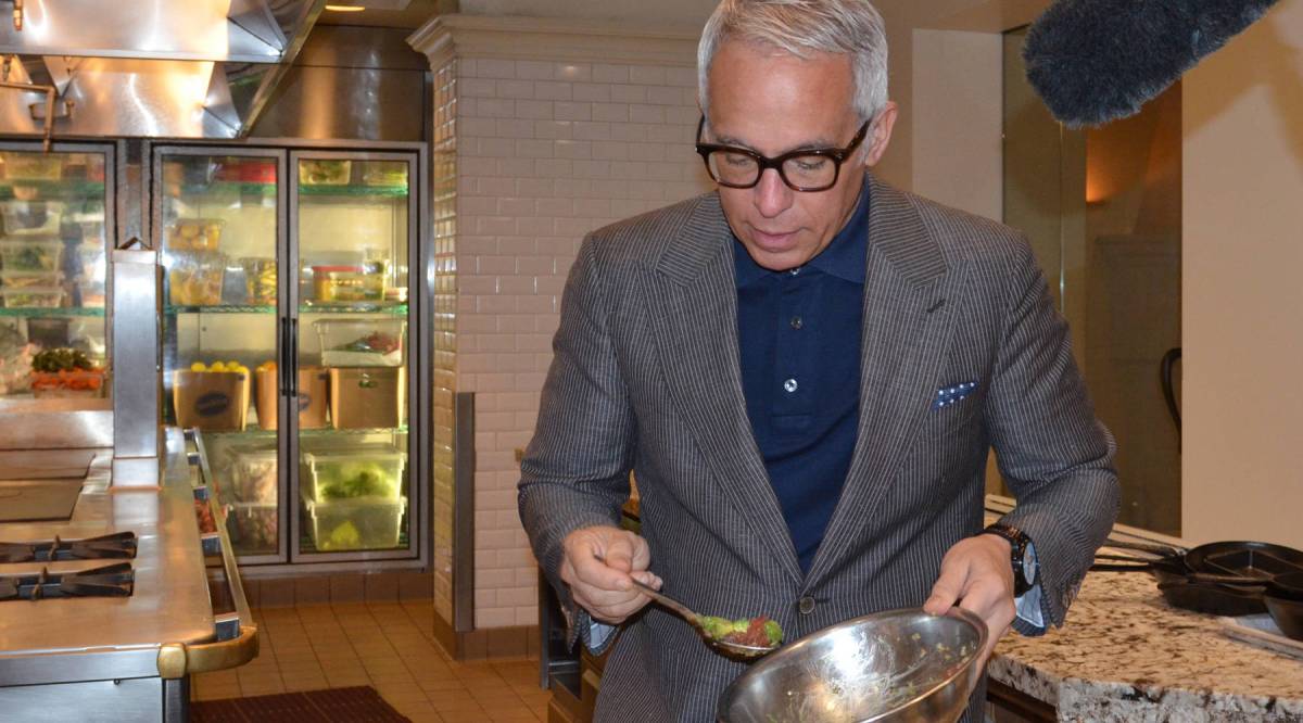 Cooking with chef Geoffrey Zakarian at Georgie in Beverly Hills ...