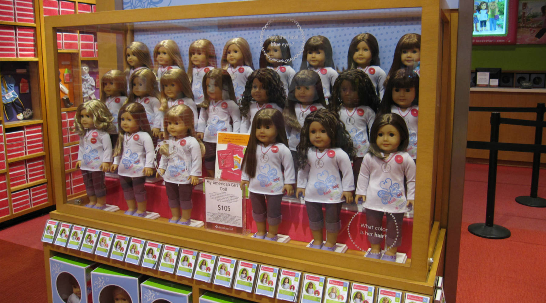 Toys r us american girl store knock off