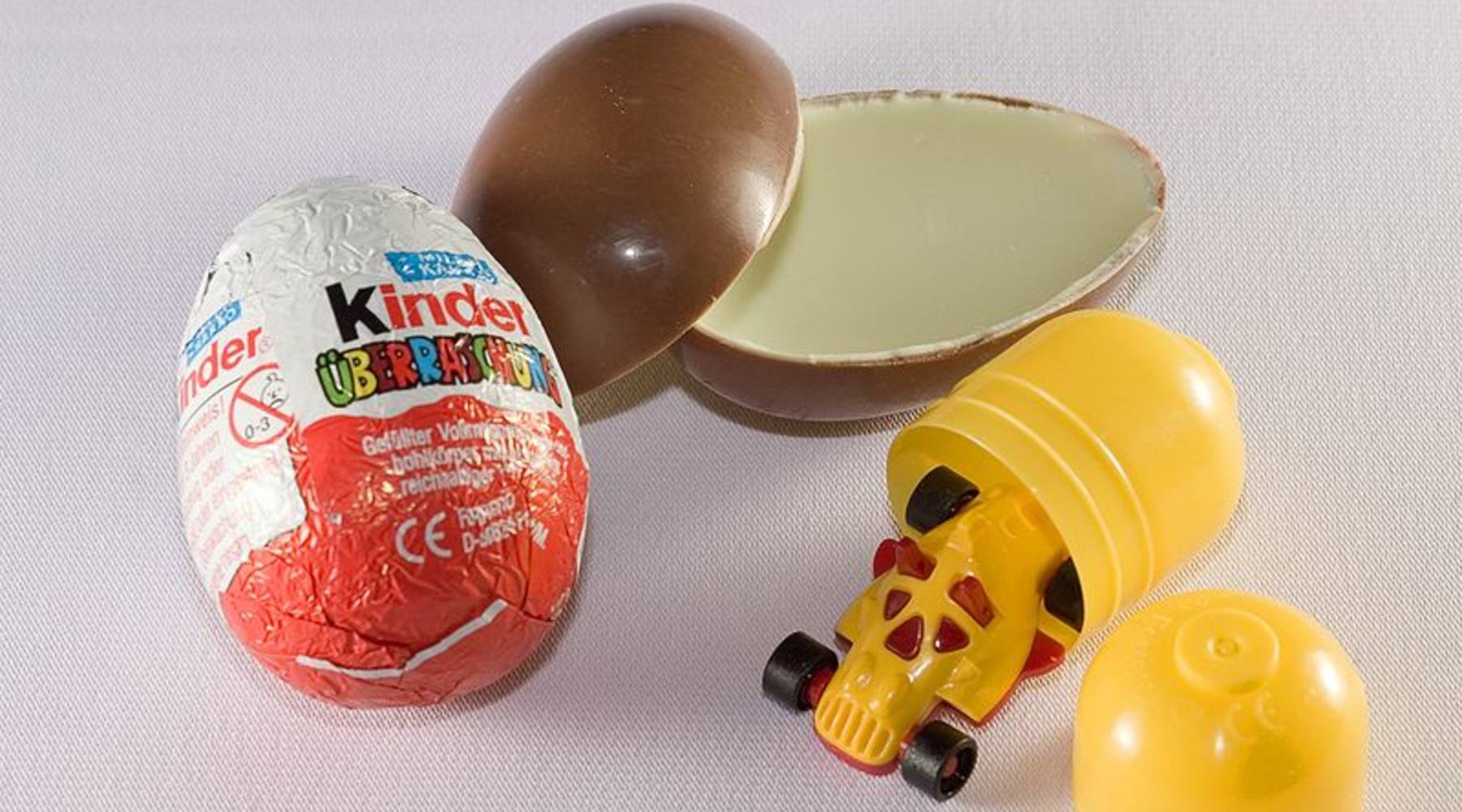 chocolate egg with toy