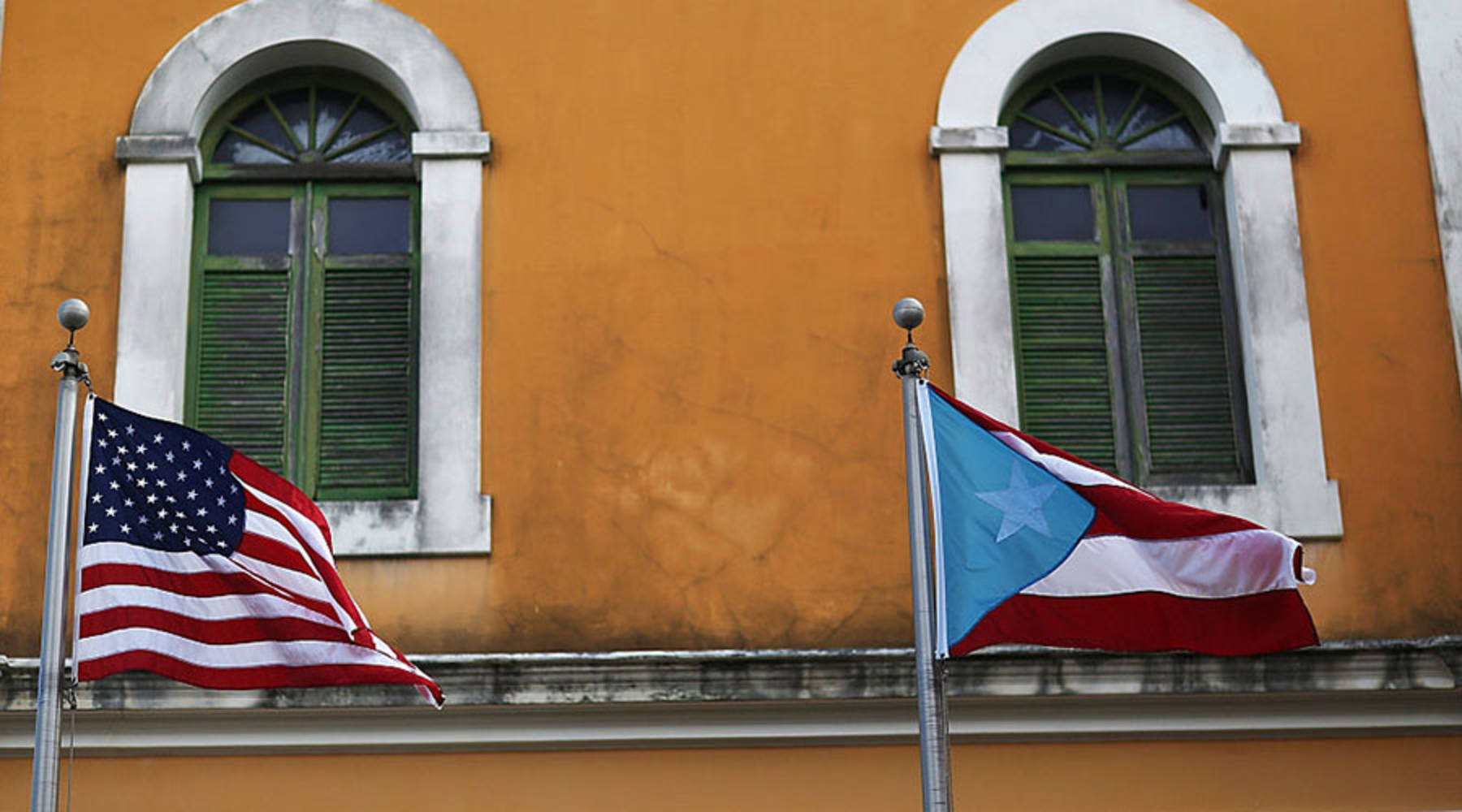 Thin Blue Line Puerto Rico Flag