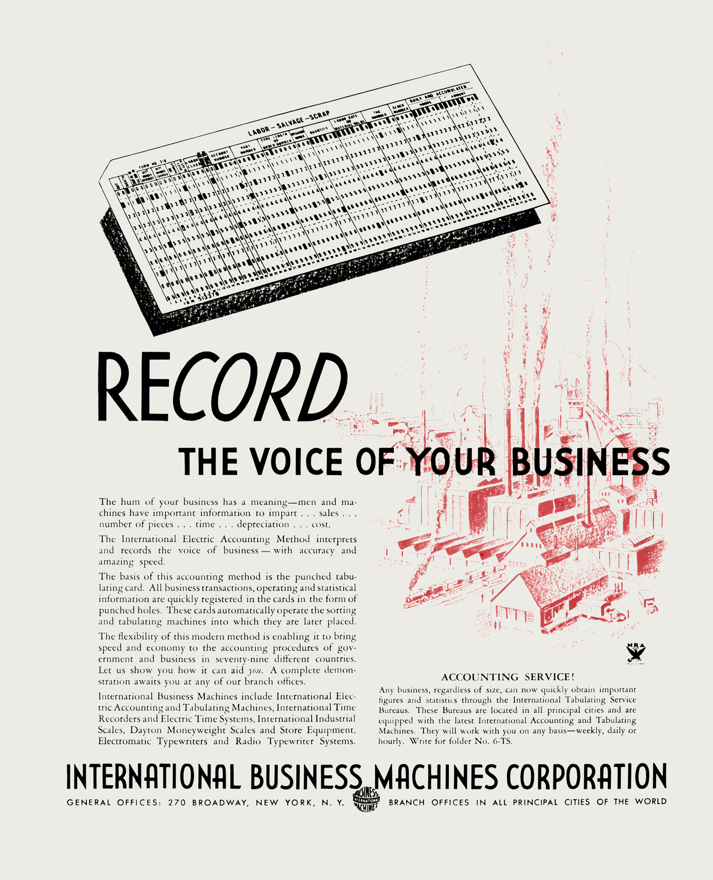 research an old model computer advertisement