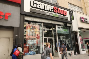 People walk by a GameStop store in Brooklyn on January 28, 2021 in News  Photo - Getty Images