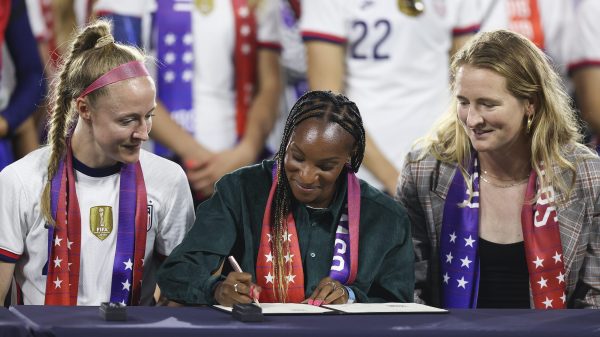 The U.S. men's and women's soccer teams will be paid equally under