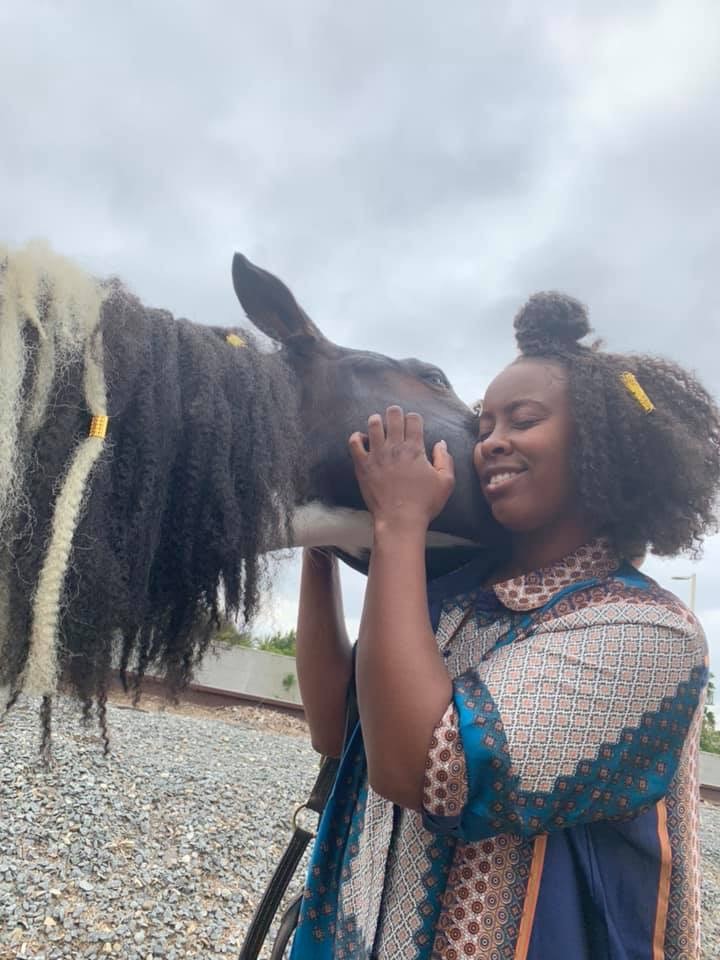Meet the Black equestrian who designs manes and tail extensions