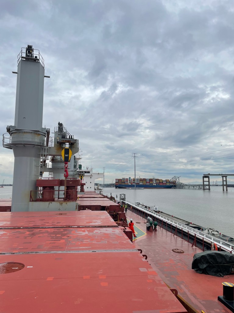 How crews on cargo ships stranded in Baltimore are working to maintain good “seafarer culture”
