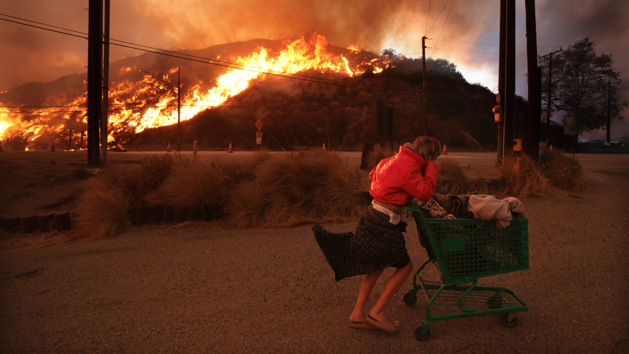 Los Angeles wildfires pose additional risk for the city's homeless